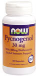 60 capsules NOW Pycnogenol 30mg