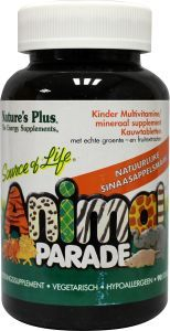 Natures Plus Animal Parade Multi Sinaasappel 90 kauwtabletten