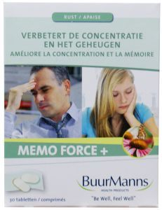 Buurmanns Memo Force+ 30 Tabletten