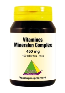 100 tabletten SNP Vitamines Mineralen Complex 450 mg