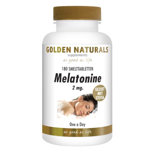 melanotan pillen kopen Golden Naturals Melatonine 2 mg 180 tabletten kopen