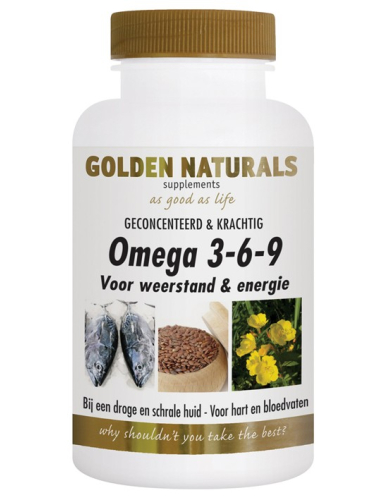 Golden Naturals Omega 3-6-9 90 Kapseln