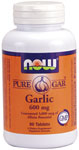 90 tabletten NOW Pure Gar Garlic 600mg