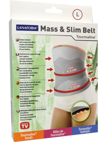 1 exemplaar Lanaform Mass & Slim Belt L