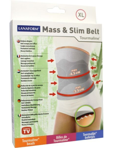 1 exemplaar Lanaform Mass & Slim Belt XL