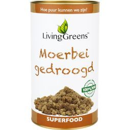 250 gram LivingGreens Moerbei Gedroogd Bio
