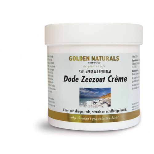 Golden Naturals Dode Zeezout Creme 250 Ml