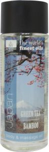 The World's Finest Oils Body & Massage Olie Japan met Green Tea en Bamboo 100 ml