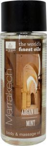 The World's Finest Oils Body & Massage Olie Marrakech met Argan Oil en Mint 100 ml