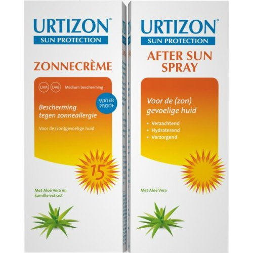 Urtizon Zonnecreme SPF15 + After Sun Spray 2 x 150 ml
