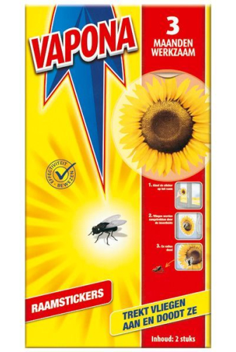 Vapona Raamsticker 2 stuks