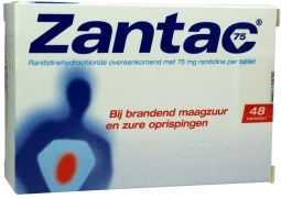 Zantac Zantac Ranitidine 75 mg 48 tablets