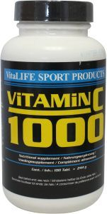 Vitalife Vitamine C 1000 100 tablets