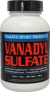Vitalife Vanadyl Sulfate 100 tabletten