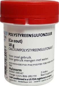 Fagron Polystyreensulfonzuur Calcium Zout 18 Gramm