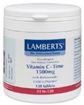 120 tabletten Lamberts Vitamine C 1500 mg TR Bioflavonoids & Rose Hips