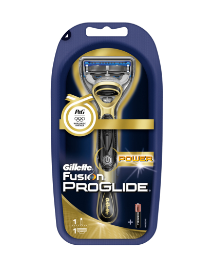 Gillette Fusion Proglide Power Goud 1 exemplaar