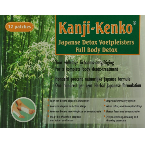 Kanji-Kenko Japanse Detox Voetpleisters 12 Stücke