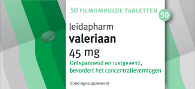 50 tabletten Leidapharm Valeriaan 45 mg