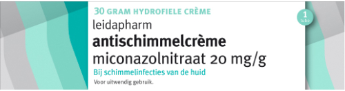 Leidapharm Antischimmelcreme Miconazolnitraat 20 mg-g 30 Gramm