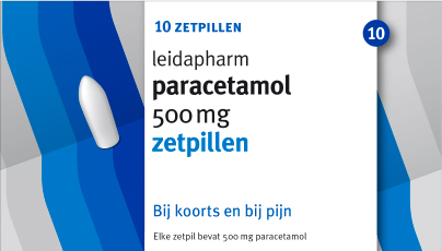 Leidapharm Paracetamol 500 mg Zetpillen 10 Zäpfchen