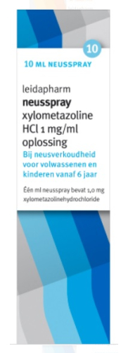 Leidapharm Neusspray Xylometazoline HCl 1 mg-ml 10 Ml