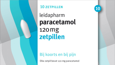 Leidapharm Paracetamol 120 mg Zetpillen 10 Zäpfchen