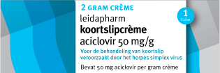 2 gram Leidapharm Aciclovir Koortslipcreme
