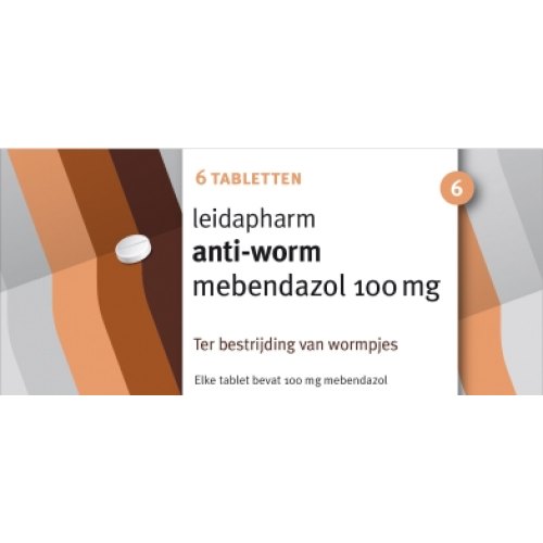 Leidapharm Anti-wurm-mebendazol 100 Mg 6 Tabletten