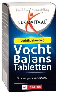 60 tabletten Lucovitaal Vocht Balans Tabletten