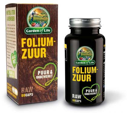 60 capsules Garden of Life Foliumzuur