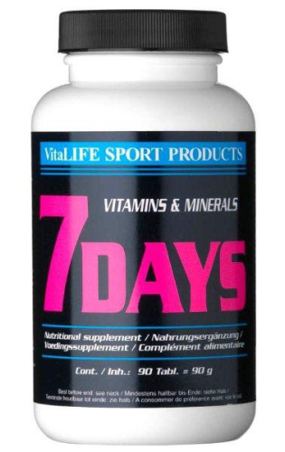90 Tabletten Vitalife 7 Days Multi