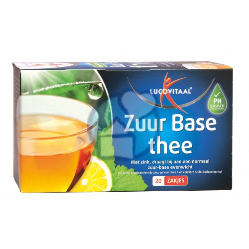 20 zakjes Lucovitaal Zuur Base Thee