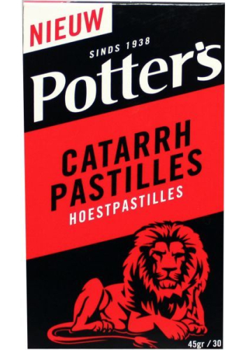 Potters Catarrh Pastilles 45 Gramm