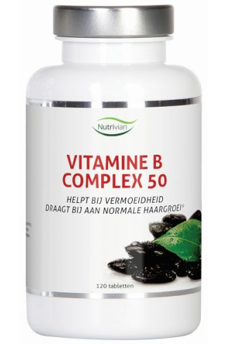 Vitamine B Complex 50 Nutrivian 120 tabletten kopen Gezondheid aan huis