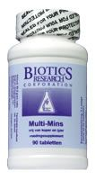 120 tabletten Biotics Multi-Mins Fe[fwslashteken]Cu Vrij