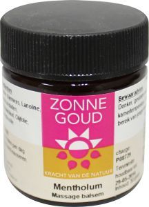 30 gram Zonnegoud Mentholum Massage Balsem