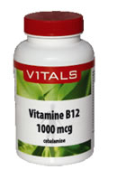 100 tabletten Vitals Vitamine B12 1000mcg SL