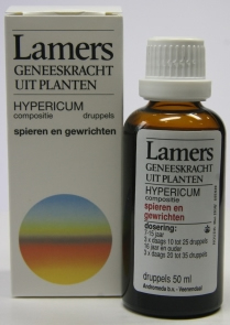 50 ml Lamers Geneeskracht uit planten Hypericum Compositie