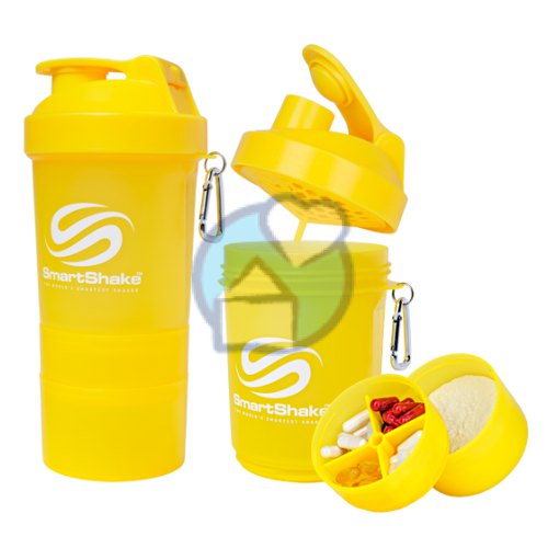 1 Stuck SmartShake SmartShake Geel 600 ml