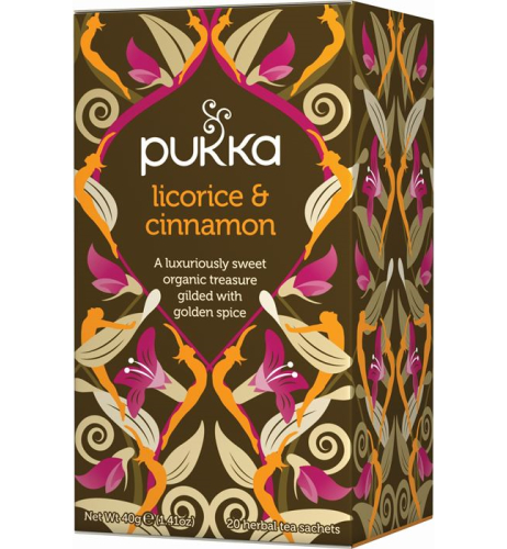 Pukka Licorice & Cinnamon Thee Biologisch 20 Tüte