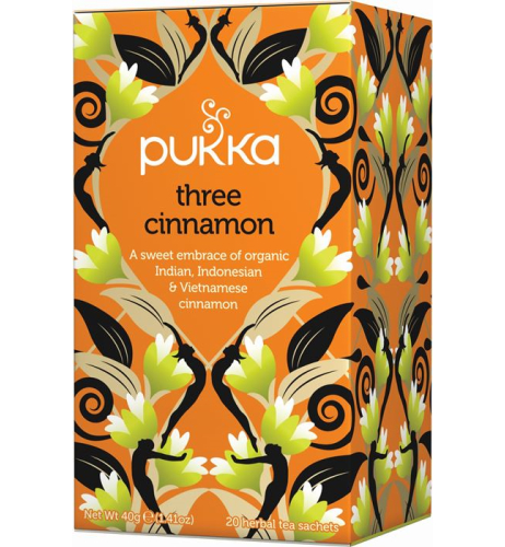 Pukka Three Cinnamon Thee Biologisch 20 bag