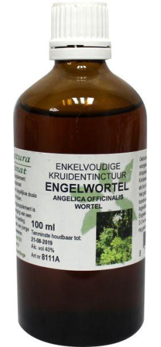 100 Ml De Cruydhof  Natura Sanat Angelica Officinalis - Engelwortel Tinctuur Biologisch