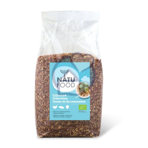 Natufood Lijnzaad Gebroken Biologisch