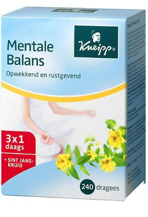 240 dragees Kneipp Mentale Balans