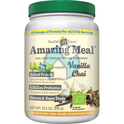 Amazing Grass Amazing Meal Vanilla Chai Biologisch 375 gram