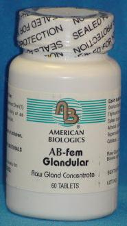 60 tabletten American Biologics AB-fem Glandular