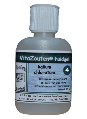 Vita Reform Schussler Huidgel Kalium Chloratum 4