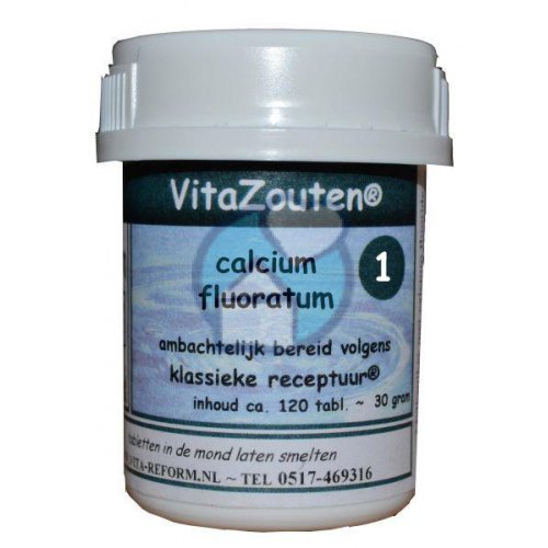 120 Tabletten Vita Reform Vitazouten Calcium Fluoratum Schussler 1