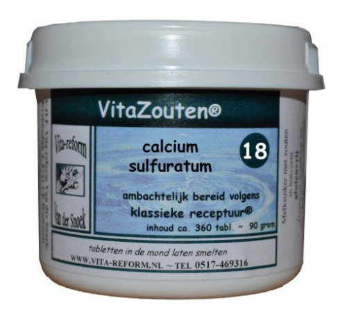360 Tabletten Vita Reform Vitazouten Calcium Sulfuratum Schussler 18